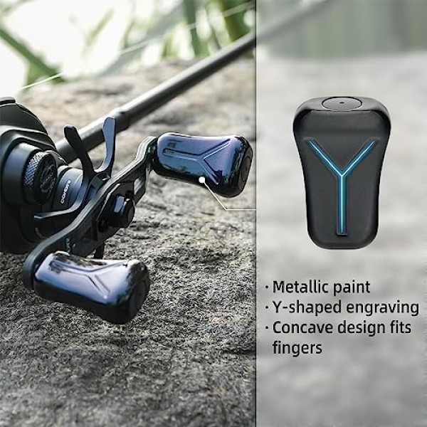 Shimano Curado SLX Tranx Daiwa Tatula Abu Lews 베이트캐스팅 릴 핸들(7x4 어댑터 필요)과 호환되는 GOMEXUS 파워 핸들