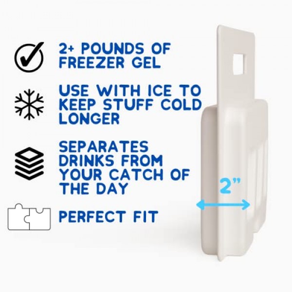 YETI 35 액세서리 번들 - 아이스팩 분배기 및 대형 쿨러 네트 - YETI Tundra 35 액세서리 - YETI 35 액세서리