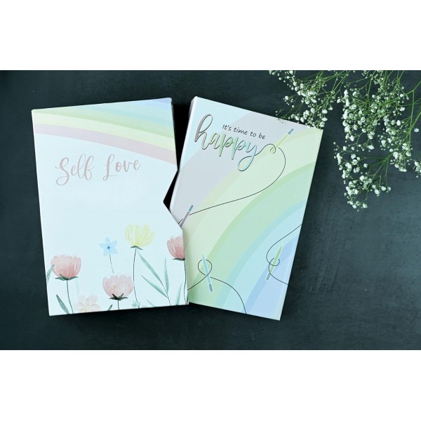 KnitPro K20695 리미티드 에디션 셀프 러브 키트, 우드, 파스텔, 원 사이즈