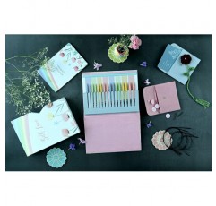 KnitPro K20695 리미티드 에디션 셀프 러브 키트, 우드, 파스텔, 원 사이즈