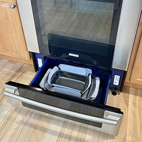 6팩 - Evelots 오븐용 접시 팬/접시 스크래치 방지 장치 - 대형 사이즈 - 두꺼운 펠트