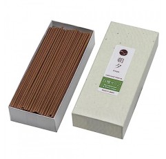 Asayu 일본 전통 백단향 & 화이트 세이지 향 스틱, 40gr 연기 유형 향, 아침 휴식, 요가, 명상 및 마음챙김을 위한 100% 천연 일본 향