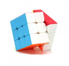 스피드 큐브 3x3, 클래식 매직 큐브 퍼즐 장난감 크기 56mm, QIYI Warrior S 스피드 큐브, 쉽게 돌리고 부드럽게 플레이 내구성이 뛰어난 퍼즐 큐브 장난감, 매직 스퀘어 큐브