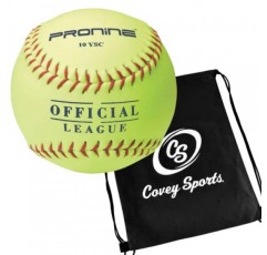 8U 및 6U 연령용 ProNine 10인치 소프트볼 공 - (멀티 팩) - 부드러운 고무 코어가 있는 소녀 청소년 소프트볼, 안전을 위한 저압축 연습 공, 코비 백과 함께 번들로 제공