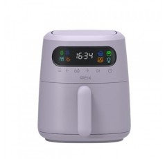 CRUX x Marshmello 3.0 QT TurboCrisp 기술이 적용된 디지털 에어 프라이어, 터치 스크린 온도 제어, 타이머 및 자동 차단, 완전 프로그래밍 가능, 실리콘 컵케이크 몰드 포함, 라