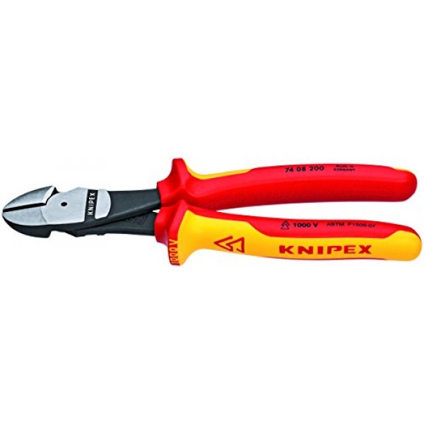 Knipex 989830US 10피스 1000V 절연 펜치, 절단기 및 드라이버 산업용 도구 세트