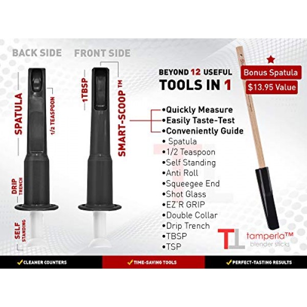 Vitamix 64온스 용기 플런저 액셀러레이터와 호환되는 탬퍼 클래식 Vita-Mix [신규 - 특허 획득] 블렌더 액세서리