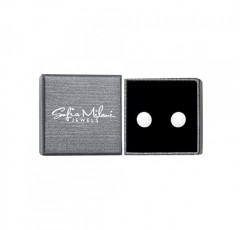 SOFIA MILANI - 여성용 귀걸이 925 실버 - 지르코니아 스톤 포함 - 서클 스터드 귀걸이 - E1975, 스털링 실버, 지르콘