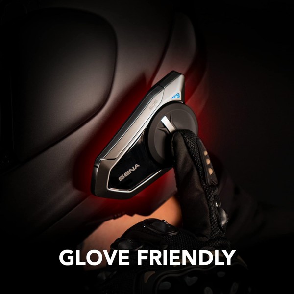 세나 50S 모터사이클용 블루투스 헤드셋 휠 앤 사운드 by Harman Kardon, 통합 메시 인터콤 시스템 및 프리미엄 마이크 & 스피커 싱글 베드 50S (SOUND by Harman Kardon)