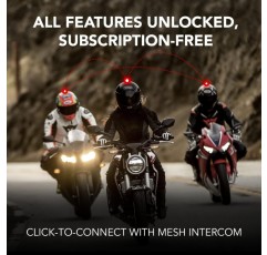 세나 50S 모터사이클용 블루투스 헤드셋 휠 앤 사운드 by Harman Kardon, 통합 메시 인터콤 시스템 및 프리미엄 마이크 & 스피커 싱글 베드 50S (SOUND by Harman Kardon)