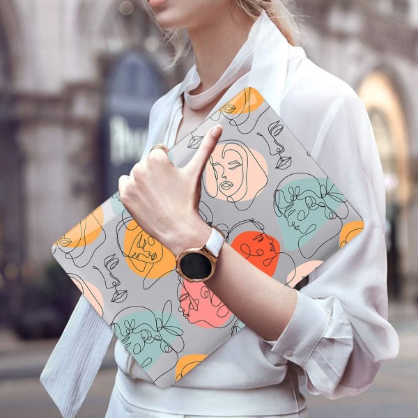 2021 2022 2023 MacBook Pro 14인치 M2 M1 Pro/Max A2779 A2442와 호환되는 케이스, Touch ID가 있는 MacBook Pro 14.2 A2779 A1442, Art Face Pro 14 A2779 A2442 M2 M1 Pro/Max, 2021용 Fancity 고무 처리된 부드