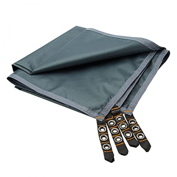 피크닉, 하이킹 및 기타 야외 활동을 위한 Drawstring 운반 가방이 있는 1-2-3-4인용 텐트 방수 캠핑 방수포를 위한 Bessport 텐트 발자국