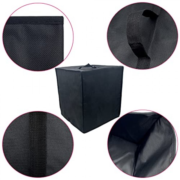 Iconites 1800W 10-in-1 / MOOSOO 1700W 10-in-1 / Cuisinart TOA-70 대류 에어프라이어 토스터 오븐용 검정색 정전기 방지 방수 방진 나일론 패브릭 프린터 커버 케이스 보호대