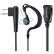 Commountain CP200D CP100D 이어폰 Motorola 라디오 R2 CP200 CP185 BPR40 BPR40D CLS1410 CLS1110 DTR700 DTR650 RDU4100 RDU4160D RMU2040 RMU2080D CLS CP, G 모양 귀고리 헤드셋 이어 피스