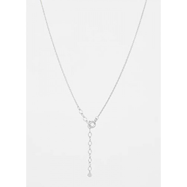 Pernille Corydon N385s 여성용 하트 목걸이 925-3D 실버 하트 펜던트 사랑 목걸이 / 자연의 모양 시리즈, 실버, 코리돈