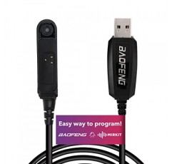 MIRKIT 기존 Baofeng USB 프로그래밍 케이블 Baofeng UV-9R BF-9700 A-58 UV-XR UV-5S GT-3WP Plus 핸드헬드 햄 라디오 트랜시버 Uportable Ham 핸드헬드 CB 라디오 미국 보증