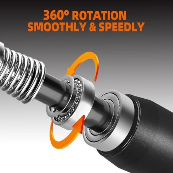 Gumwig 스피드 줄넘기, 남성용 탈착식 가중 더블 언더 줄넘기, 여성용 트레이닝 줄넘기, 자동 잠금 시스템으로 길이 조절이 용이함, 성인용 크로스핏 피트니스