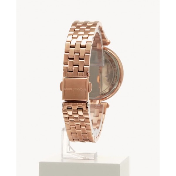 Michael Kors 여성용 시계 DIAMOND DARCI, 34mm 케이스 크기, 3개 바늘 무브먼트, 스테인리스 스틸 브레이슬릿