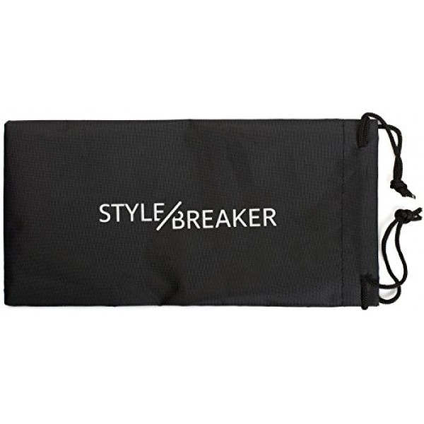 style브레이커 09020085 대형 타원형 렌즈와 금속 암이 있는 여성용 선글라스