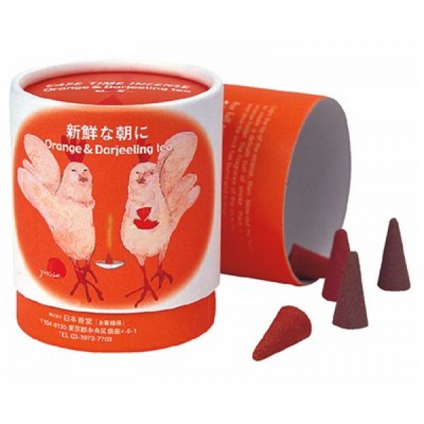 카페 타임 향 - NIPPON KODO의 신선한 아침 콘 10개 1575년부터 시작된 일본 고급 향