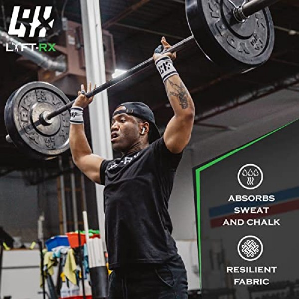 LYFT-RX 역도 후크 그립 테이프(올림픽 역도용 프리미엄 접착제 포함, 크로스 트레이닝 및 리프팅, 스트레치 핏 운동용 손가락 랩, 엄지 손가락 손 보호 및 그립 강화)
