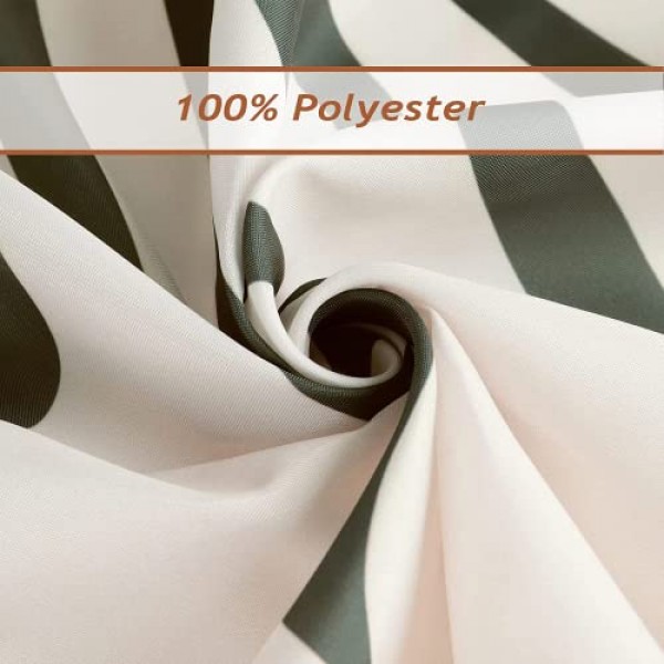 현대 미드 센추리 샤워 커튼 추상 태양 미니멀리즘 귀여운 곡선 무지개 인쇄 베이지 기하학 테라코타 현대 미술 중립 Boho 패브릭 장식 세트 후크 오렌지 70 x in (W H)