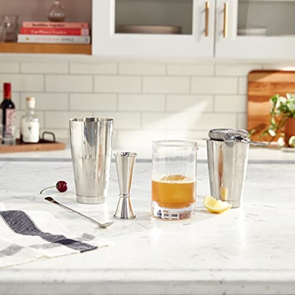 Barfly Essential 디럭스 믹싱 칵테일 키트, 스테인리스 스틸(M37131)