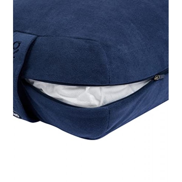 Manduka Enlight 직사각형 요가 볼스터, 미드나잇