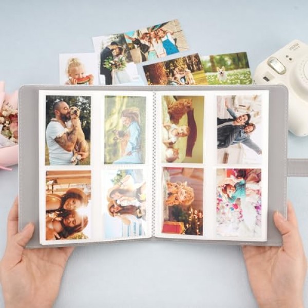 Fujifilm Instax Mini 카메라용 256 포켓 사진 앨범, Fujifilm Instax Mini 11 12 9 40 Evo Liplay 8 7+ 즉석 카메라, Kodak HP Zink 2x3 사진용 사진 앨범, 폴라로이드 카메라