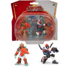 Gormiti - Mini Figures 5 cm Blister 2 pcs Series 3 Alfa Ikalos 및 Alfa Lord Helios Assortment 8 For Children Over 4 Years Valuable Games GRA35300