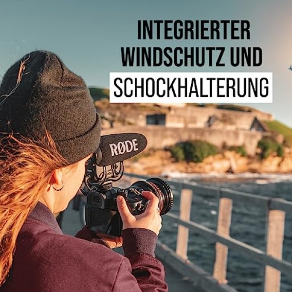 사진 및 비디오 카메라용 Rode VideoMic Pro+ 마이크