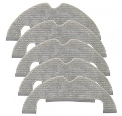 Styleshop777 Xiaomi Mi 로봇 진공 걸레 2 Ultra용 극세사 닦는 천 교체 - Dreame D10 Plus Mop(5개 팩)