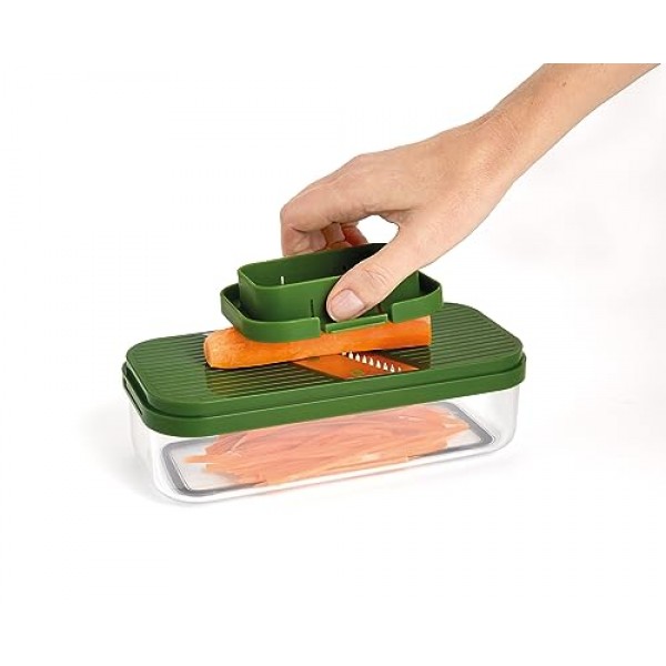 Joseph Joseph Multi-Prep 컴팩트 4-in-1 다지기, 갈기, 슬라이스 세트