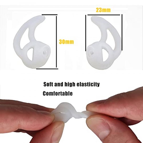 2 팩 이어폰 튜브 Motorola Kenwood 용 투명 음향 코일 튜브 교체 핀 Earmold R + L이있는 양방향 라디오 경찰 이어폰