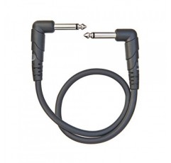 D'Addario 액세서리 기타 케이블 - 기타 패치 케이블 - 악기 케이블 - 기타 액세서리 - 1/4인치 직각 케이블 - 1피트/0.30미터 - 직각 - 1팩