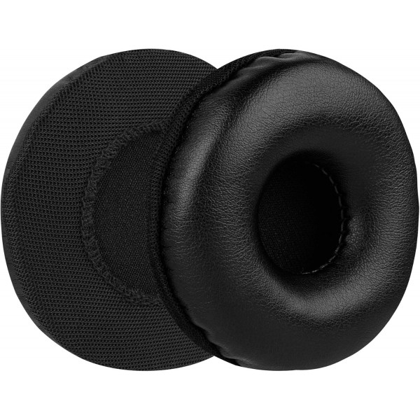 Logítech H390 H600 H609 헤드폰 이어 패드 헤드셋 이어 패드 수리 부품 용 Geekria QuickFit 교체 용 이어 패드 단백질 가죽 (검은색)