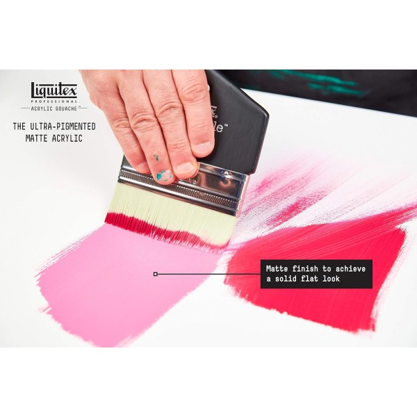 Liquitex 2059398 'Liquitex 프로페셔널 아크릴 구아슈, 구아슈 특성을 지닌 아크릴 페인트, 내광성, 방수, 59ml 도징 병 - Viridian Perm. Imit.59ml(1팩) Viridian Perm. 모방하다