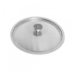 Nordic Ware Restaurant 10인치 브러시드 스테인리스 스틸 뚜껑