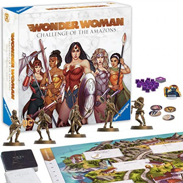 Ravensburger Wonder Woman: 10세 이상을 위한 아마존 전략 게임의 도전, 모델:60001841
