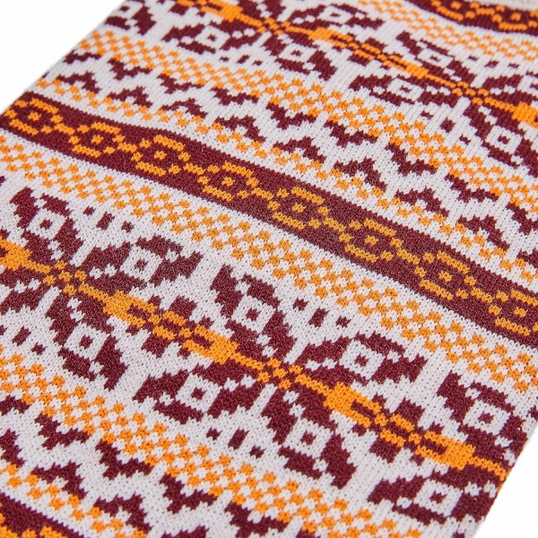 Blueberry Pet 2021 New Artisan Everyday Turtleneck Fair Isle 가을 겨울 풀오버 강아지 스웨터 베이지 등 길이 12 