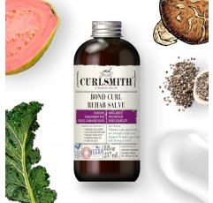 Curlsmith - Bond Curl Rehab Salve, 약하고 손상된 모발을 위한 Bond Building Strength Treatment (236ml) 237ml (1팩)