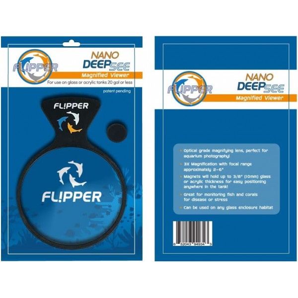 FL!PPER DeepSee 수족관 돋보기 자기 뷰어 - 어항 돋보기 - 사진에 적합한 자기 돋보기 - 핀볼 어항 액세서리 3