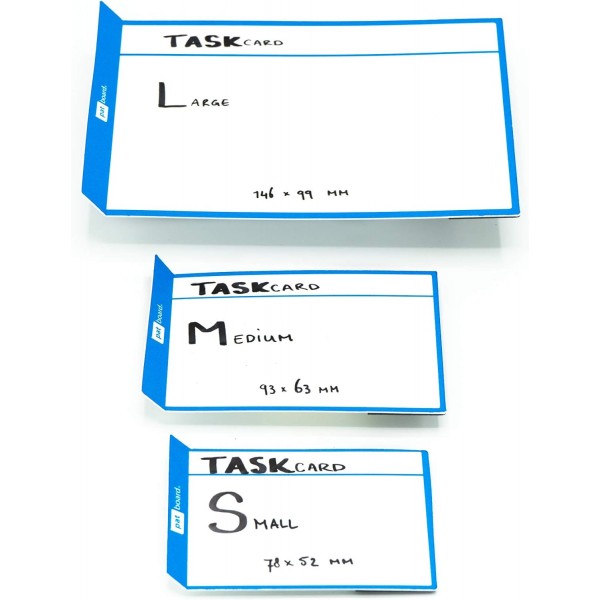 Agile Scrum 또는 Kanban용 마그네틱 스티커 메모 16개 카드 세트 블랙