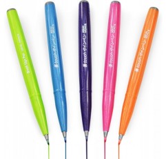 펜텔 붓 사인펜 SES15C – Pinselspitze – Faserspitze – 트로피컬 5er-Set