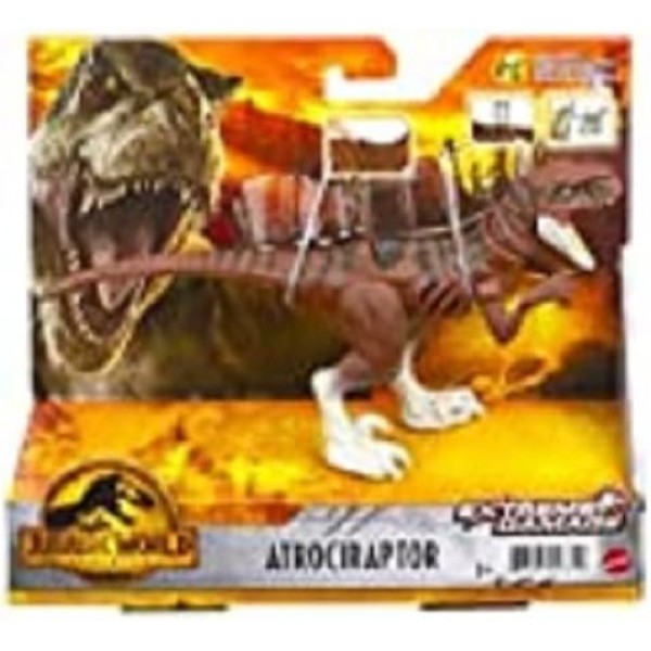 Giochi Preziosi World Jurassic Dominion - Extreme Damage Dinosaur ''Atrociraptor'' - 공룡 장난감 18 cm - 어린이용 공룡 전투 손상 GWN19 - 멀티컬러