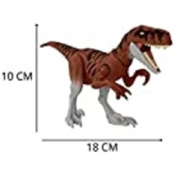 Giochi Preziosi World Jurassic Dominion - Extreme Damage Dinosaur ''Atrociraptor'' - 공룡 장난감 18 cm - 어린이용 공룡 전투 손상 GWN19 - 멀티컬러