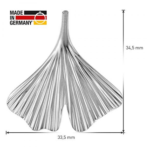 Trendor 베네치아 목걸이와 은행 나무 잎 여성을위한 925 실버 주얼리 마법의 선물 아이디어 우아한 목걸이 08931