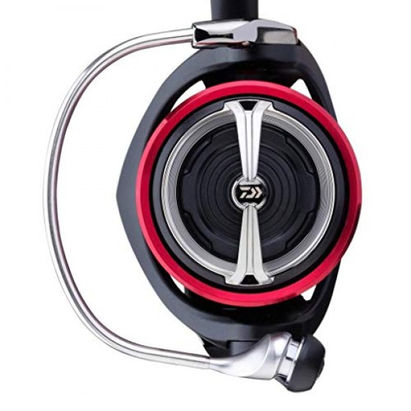 Daiwa FGLT3000DC Fuego LT 스피닝 릴, 6+1 5.3:1 FGLT3000DC, 블랙