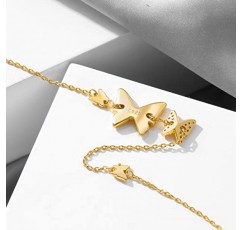 Cosie Lily 여성용 나비 팔찌, 여성용 925 스털링 실버 큐빅 지르코니아 팔찌, 발렌타인 데이, 어머니, 여자 친구, 아내를 위한 생일 선물