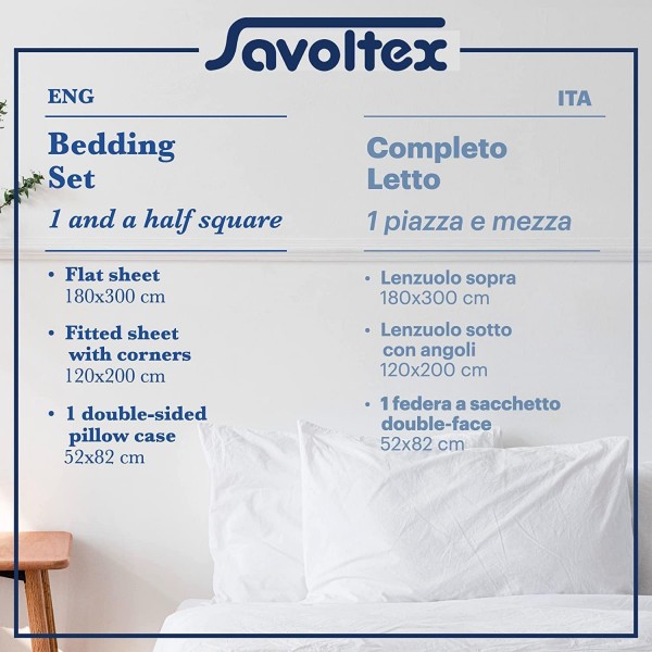 PENSIERI DELICATI 침구 세트 싱글 면 100%, 싱글 90x200 베이스시트, 커버시트, 베갯잇 1개 포함, Made in Italy, 그레이 키튼 Fantasy SINGLE BED 그레이 키튼